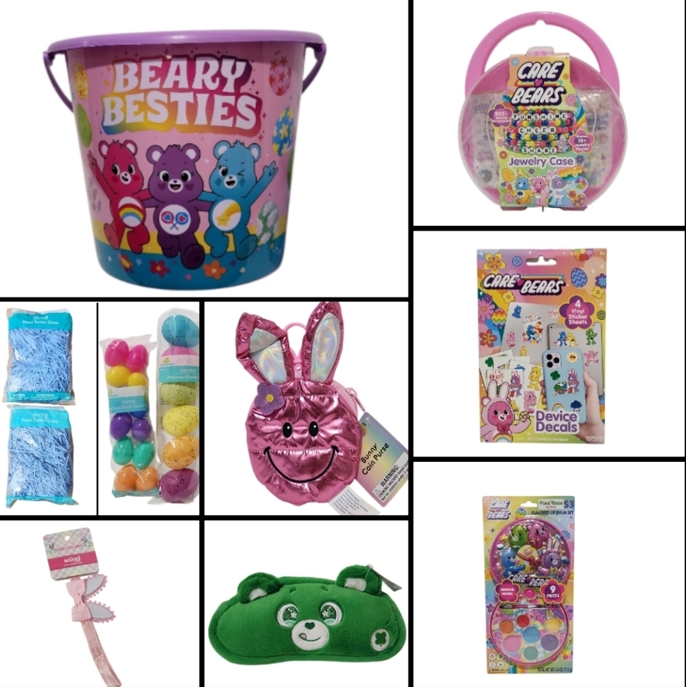 Everything Care Bears Easter Basket Bucket Bundle
